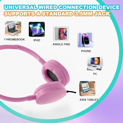 Skiennix 30 Pack Bulk Headphones - Durable Multi-Color Earphones for Classroom & School Use
