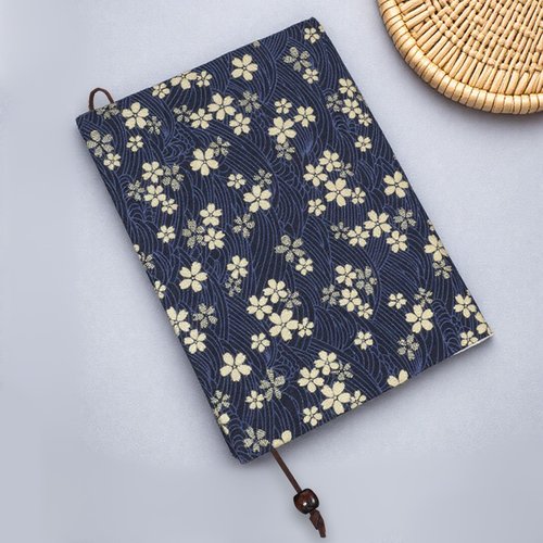 Piriuuo Book Covers for Paperbacks Fit for 5.5x8.2 inch, Book Cover Protector Adjustable Fabric Books Sleeve Covers Floral Flower Pattern Books Cloth for Hardcover Softcover Book Novels