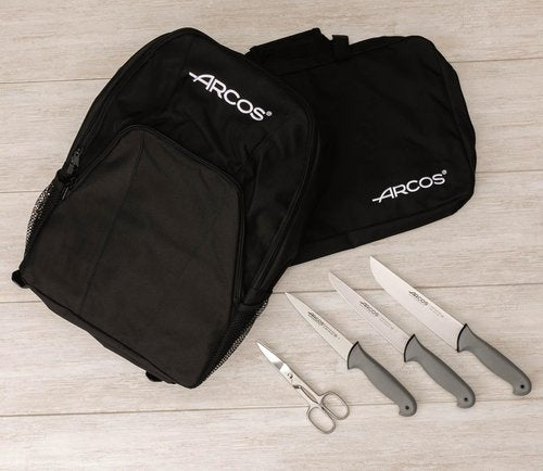 Arcos Knife Backpack, Wood, Black, 330 X 480 X 185