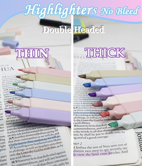Bible Journaling Kit - Bible Highlighters, No Bleed Pens & Cross Paper Clips | Complete Set