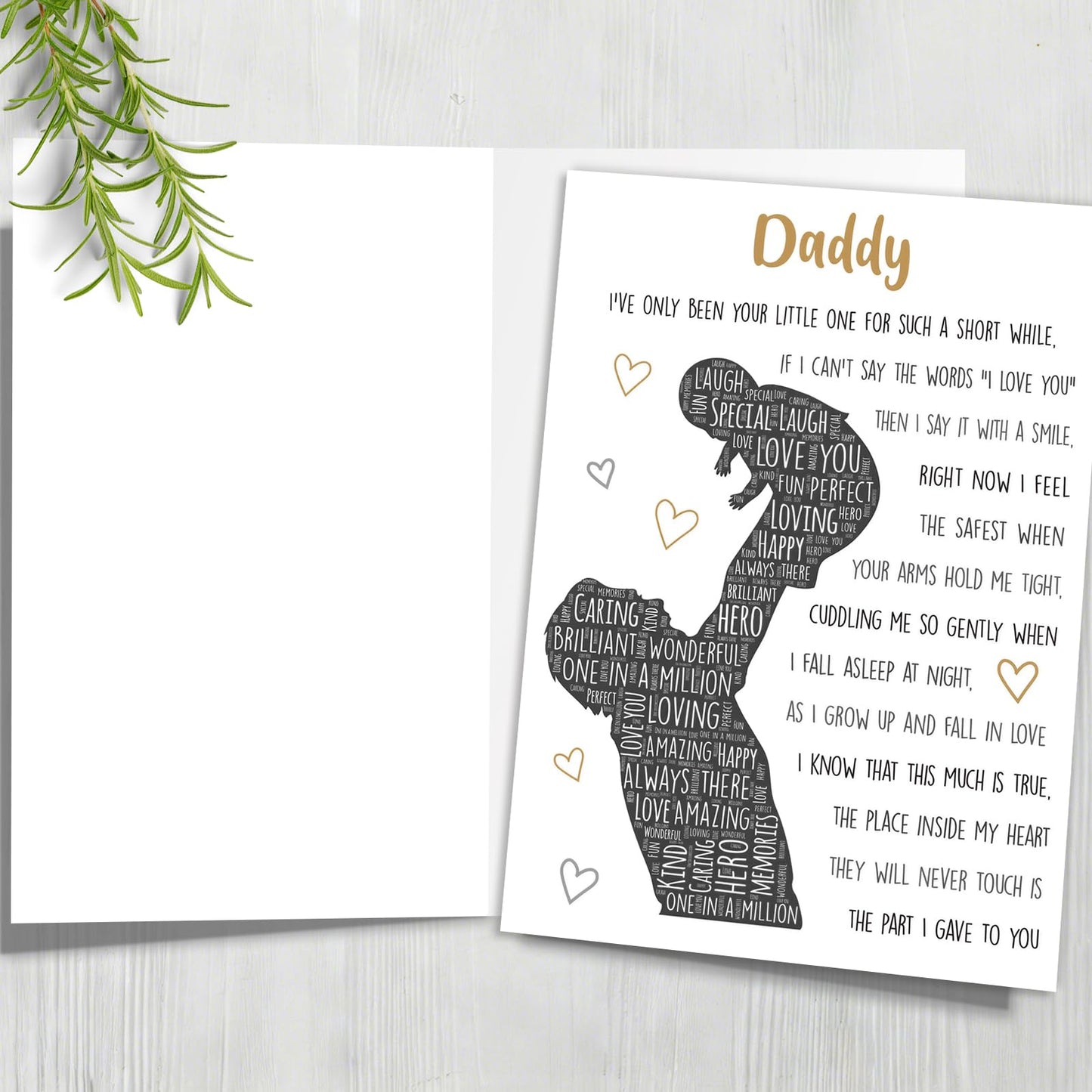 gerdiny First Fathers Day Card Gifts for New Dad, 1st Fathers Day Card, Happy 1st Father's Day Cards Gift from Baby Boy Girl, Father's Day Card Gift for First Time Dad To Be, New Dad Gifts for Men