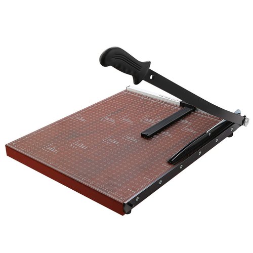 Paper Cutter Heavy Duty 18" Cut Length Professional Large Paper Cutter 12-Sheet Capacity Guillotine Paper Cutter for Cardstock, Safety, Efficience, Wide Use for Office, School, Home (A2-A7)