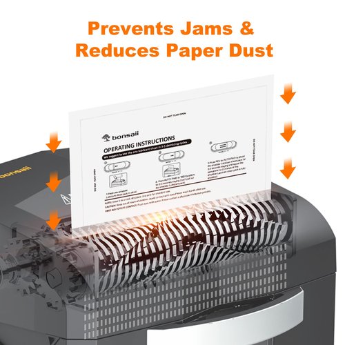 Bonsaii Paper Shredder Lubricant Sheets, 24-Pack (8.4 x 5.9 inch/Piece)