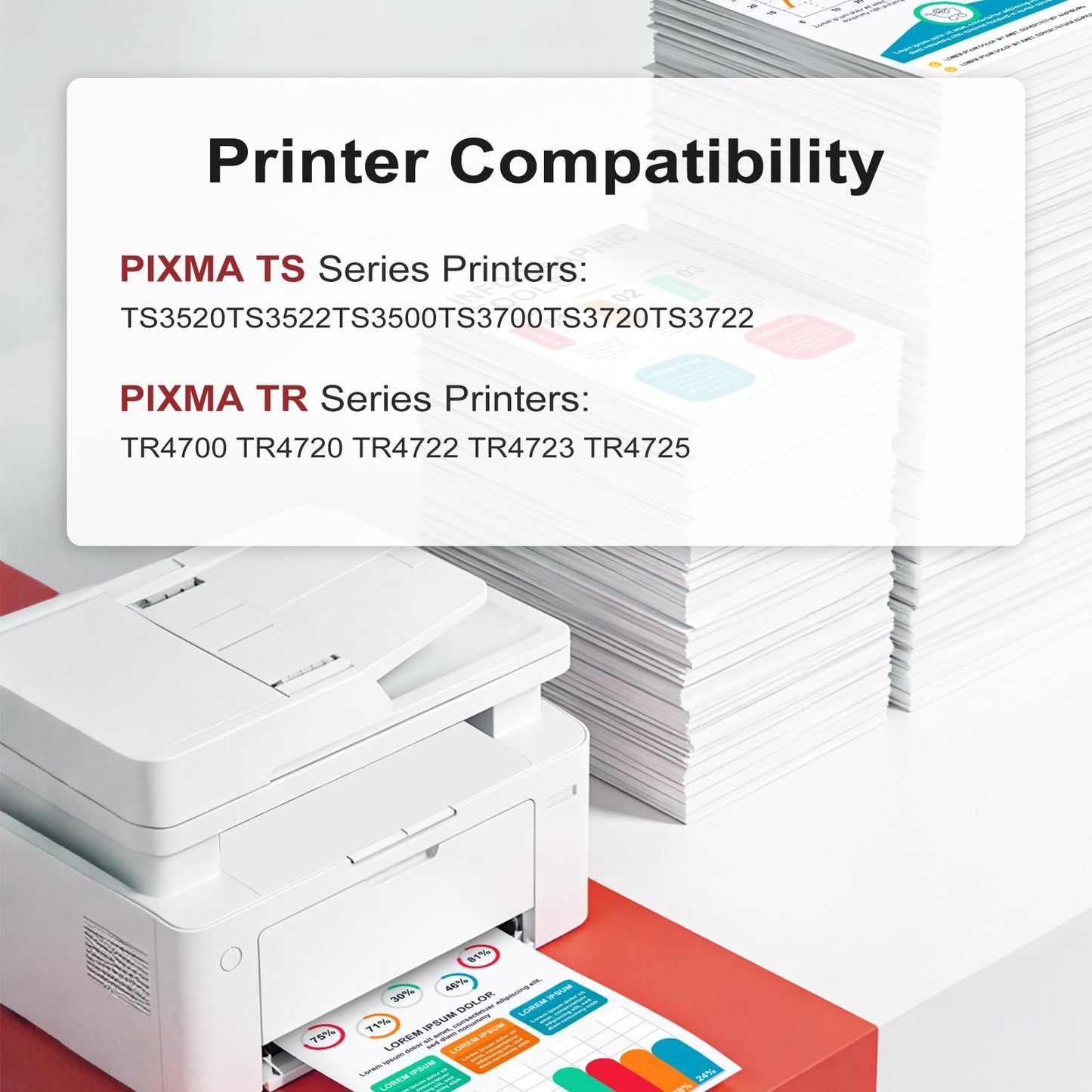FLYFAR PG-275 CL-276 XL Ink Cartridge Compatible Replacement for Canon 275XL 276XL(Black Tri-Color Combo Pack) Work for Cannon PIXMA TS3722 TR4720 TR4722 TR4700 TS3522 TS3700 TS3720 TS3520 TS3500