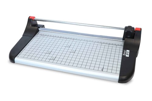 United Office Products RT12 Rotary Paper Trimmer, 12.5" Cut Length, 10 Sheet Capacity, Metal Base, Paper Cutter for Offices, Schools and Crafts
