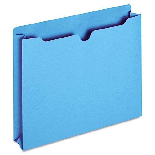 Pendaflex Globe-Weis/Pendaflex File Jackets, 2-Inch Expansion, Letter Size, Blue, 50 Jackets per Pack (B3043DTBLU)