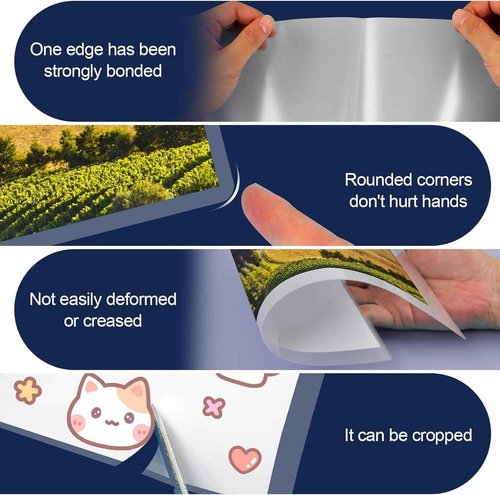 400 PCS Laminating Sheets 9”x11.5”, Thermal Laminating Pouches, 3mil Plastic Paper Laminate Sheets, Laminator Sheets Plasticized Craft Office and School Supplies, Lamination Sheets for 8.5”x11” Paper