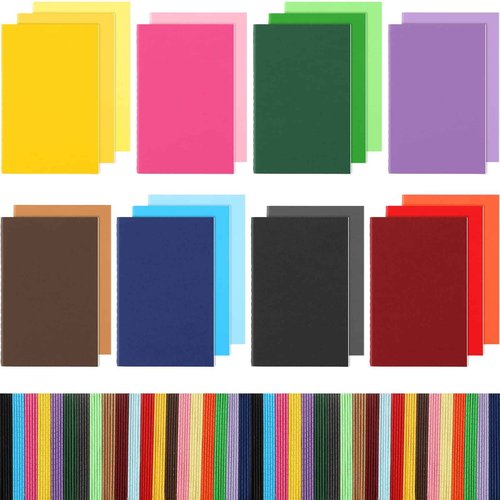 Yexiya 200 Packs Mini Notebooks Colorful Lined Small Pocket Notebook Blank Marriage Memos Notepad Set Mini Notepads for School Students Kids Sketch Drawing Supplies, 3.5 x 5.5 Inch, 20 Color