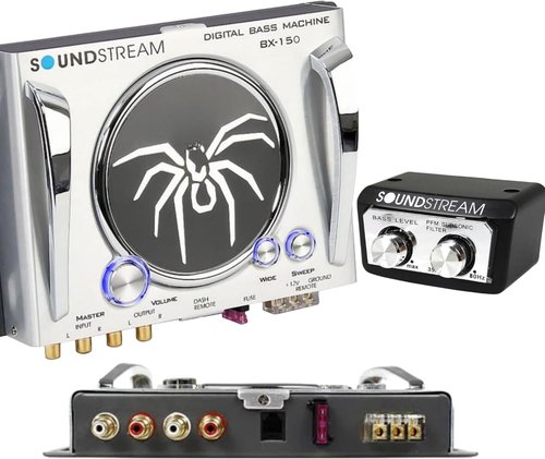 Soundstream BX-150, Digital Bass Processor and Reconstruction Bass Enhancer, Digital Bass Machine for Cars ATV UTV Motorcycles, BX-15 Family of Car Audio Sound Booster and Signal Booster