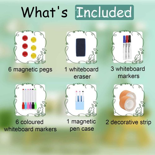 Magnetic Dry Erase Whiteboard Paper,94" x 47" Magnetic White Board Film,Repeatable Writing for Home,School,Office