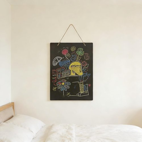 Chalkboard | 12x16 Inch Double-Sided Decorative Sign - Wall Mounted for Home, Office & Restaurant