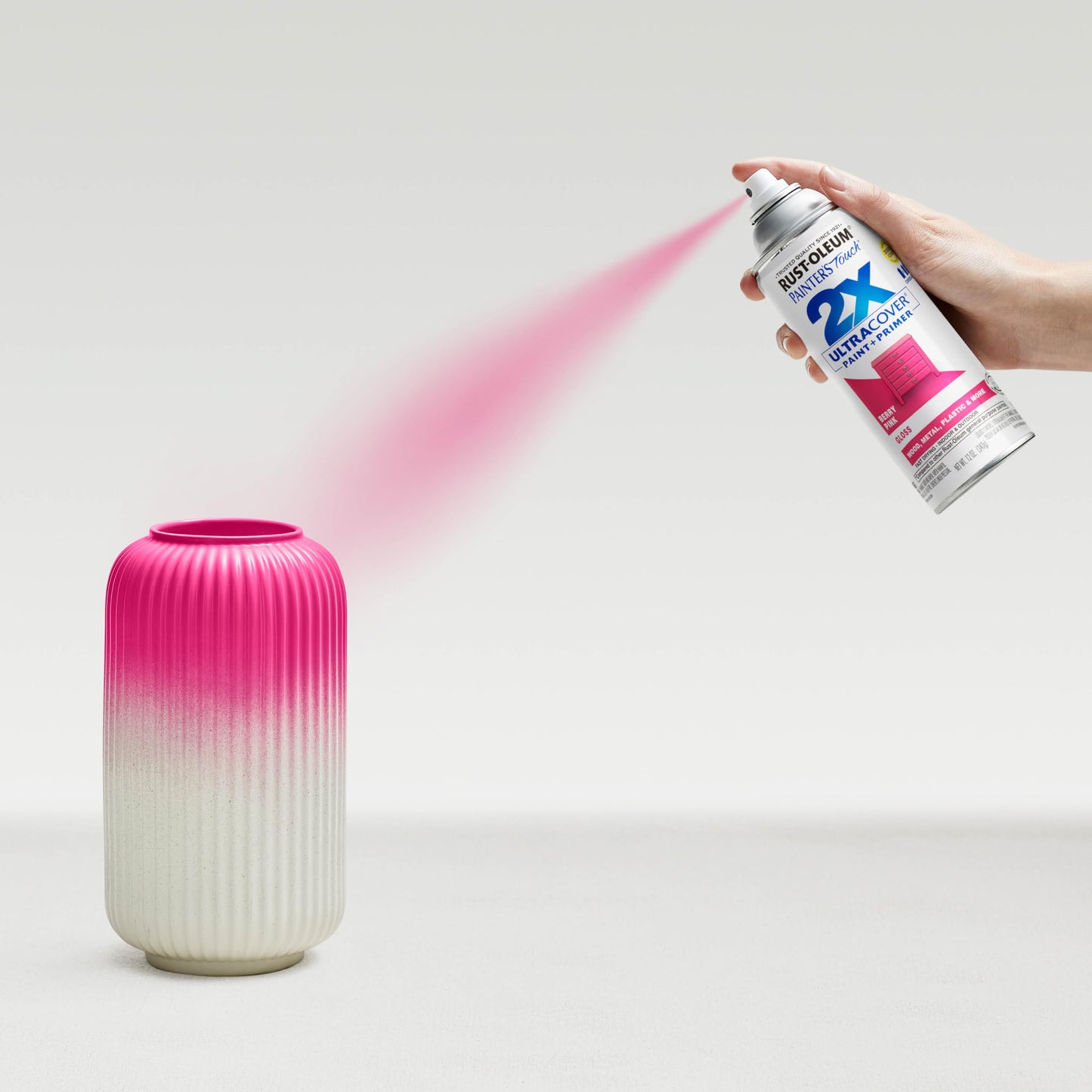 Rust-Oleum 249123 Painter's Touch Multi Purpose Spray Paint, 12-Ounce, Berry Pink
