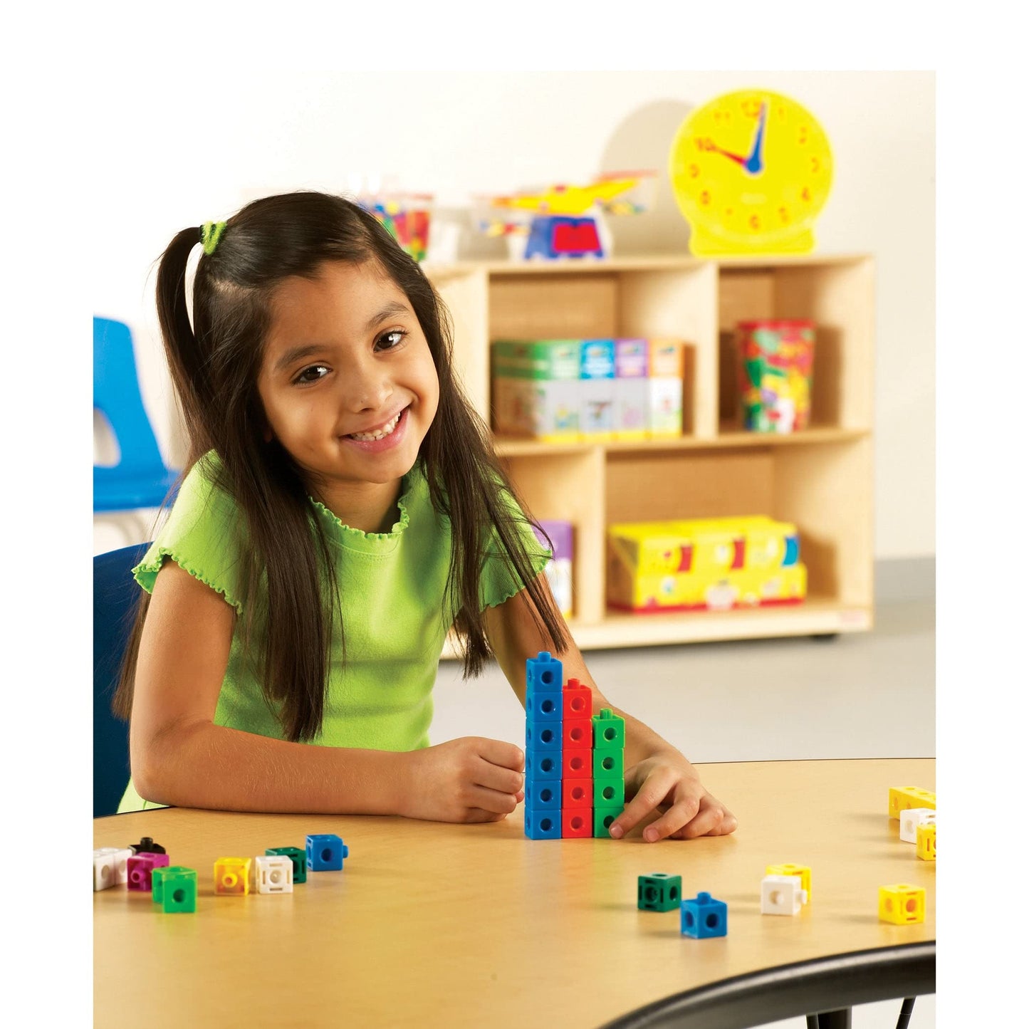 Learning Resources Snap Cubes Set of 500 - Math Manipulatives for Elementary School, Kindergarten Learning & Education Toys, Math Cubes, Counting Blocks for Classroom Centers and Homeschool