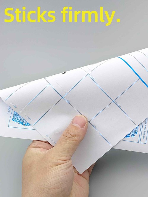 prismite Correction Labels for Finterprint Cards, for Single Finger, Pack of 1000