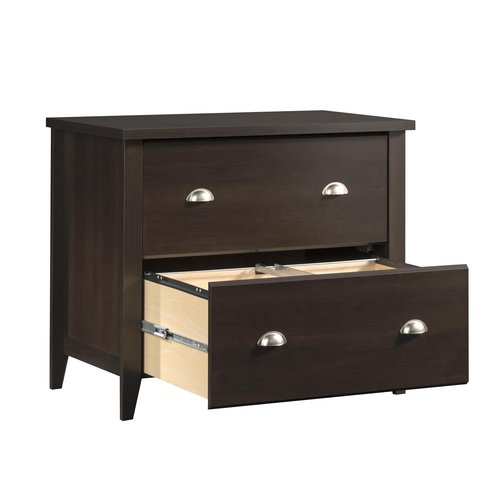 Sauder Summit Station 2-Drawer Lateral File Cabinet, Cinnamon Cherry Finish