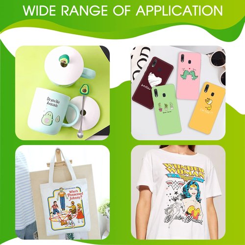 CenDale Premium DTF White Ink - DTF Transfer Ink for PET Film, Refill DTF Ink for Epson ET-8550, L1800, L800, R2400, P400, P800, XP15000, Heat Transfer Printing Direct to Film (500ml)
