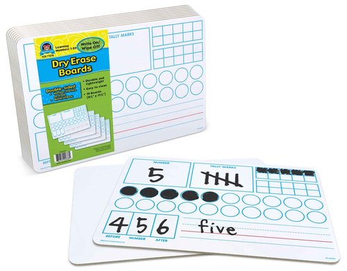 Teacher Created Resources Double-Sided Learning Numbers 1–20 Dry-Erase Boards (TCR77076)