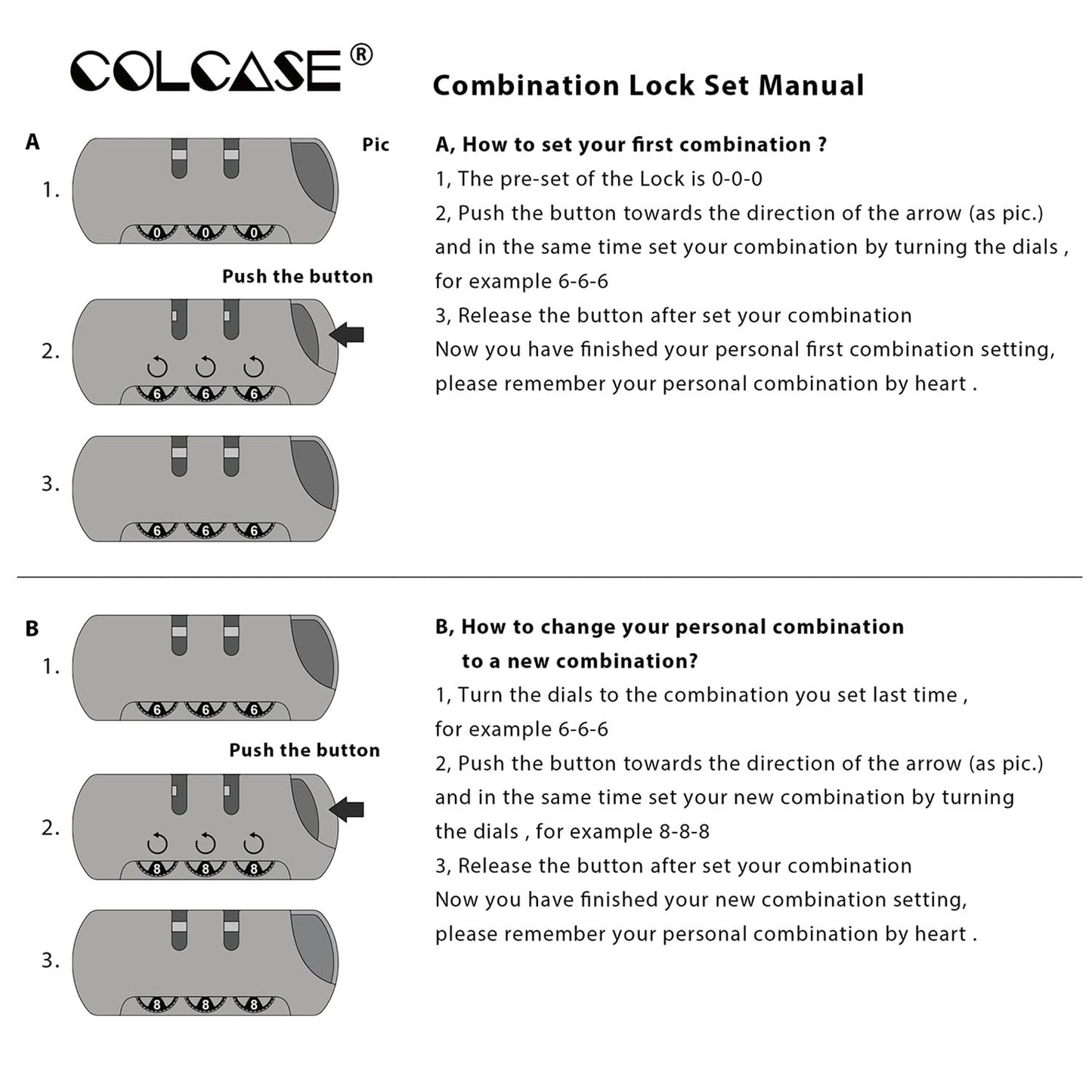 COLCASE Fireproof Document Organizer with Lock, Hard Fireproof Document Box