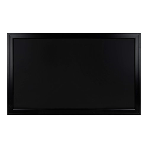 DesignOvation Bosc Transitional Magnetic Chalkboard, 27.5" x 43.5", Black, Sleek and Decorative Chalkboard for Display and Organization