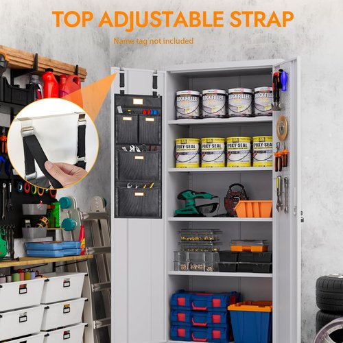 Gun Safe Door Organizer by [Brand Name] - 4 Large Pockets for Easy Storage | Durable 1680 Oxford Cloth