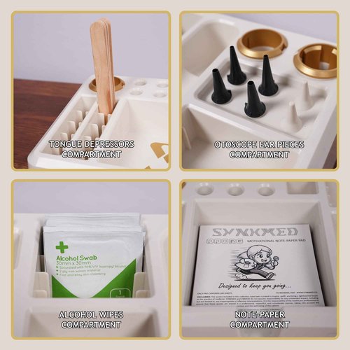 SYNKMED DDORG II: Doctors' Desk Organizer for Medical/Healthcare Professionals, Medical Offices, Clinics, Hospitals for medical devices, equipment, consumables, office supplies, Best Gift for Doctors