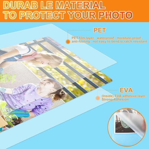CAREGY Laminating Sheets - 100 Pack Clear Thermal Pouches for 11 x 17 Inch Sheets | 3 Mil Thickness