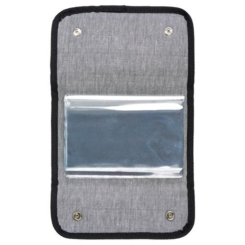 Compact Vinyl Document Holder, 6" x 8" - Stores 36 Documents, Fits in Most Truck Compartments, Durable Vinyl Cover with 2-Snap Closure, Black, J. J. Keller & Associates, Inc.