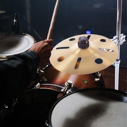 Seteol Cymbal Boom Arm Holder with Clamp, L-Arm Rod with Bracket Holder Extension Arm Attachment, Cymbal Stand Mount for Drum Hardware Cymbal Stand Percussion Instrument Accessories (Short/18CM Arm)