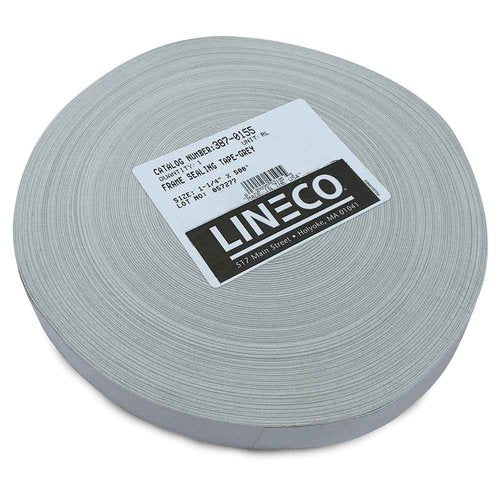 Lineco Self-Adhesive Frame Sealing Tape, 1.25 inch X 500 Foot Roll, Gray (387-0155)