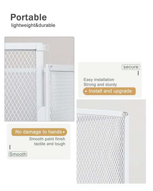 Oterri Hanging File Organizer, Portable Desktop File Crate for Letter Size Folders, Mesh Hanging Organizer (Pure White, 1 Pack)