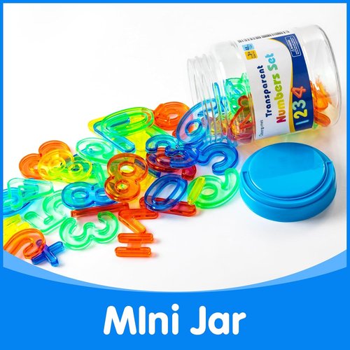 Skiennix 48 Pcs Translucent Numbers - Engaging Light Table Toys for Enhanced Learning & Fun