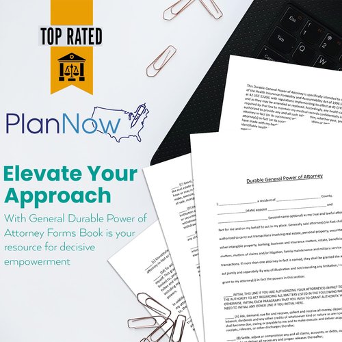 Durable Power of Attorney Do-it-Yourself Legal Form with Simple Instructions Live Legal Support