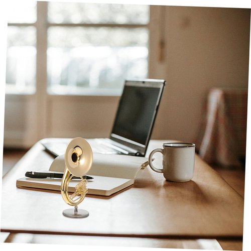FAVOMOTO 1 Set Mini Sousaphone Model Realistic Instrument Decor for Home Office Ornament with Unique Design for Balcony Bedroom