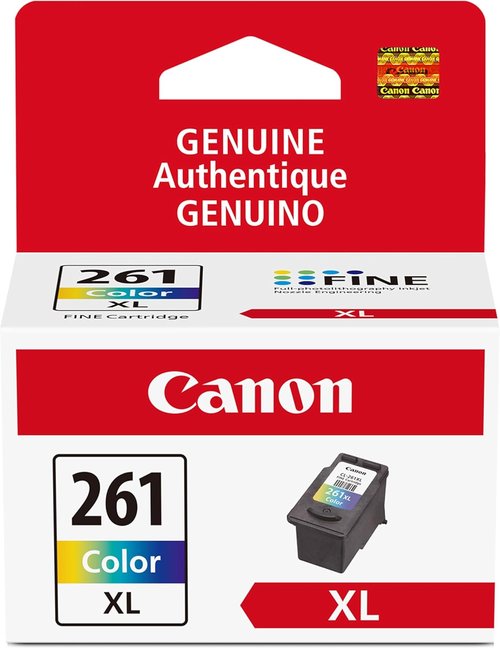 Canon CL-261 XL Genuine Color Ink Cartridge - Compatible with TS5320, TR7020 | High-Quality Prints