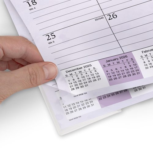 AT-A-GLANCE® Beautiful Day 2026 Monthly Desk Pad Calendar, Standard, 21 3/4" x 17"