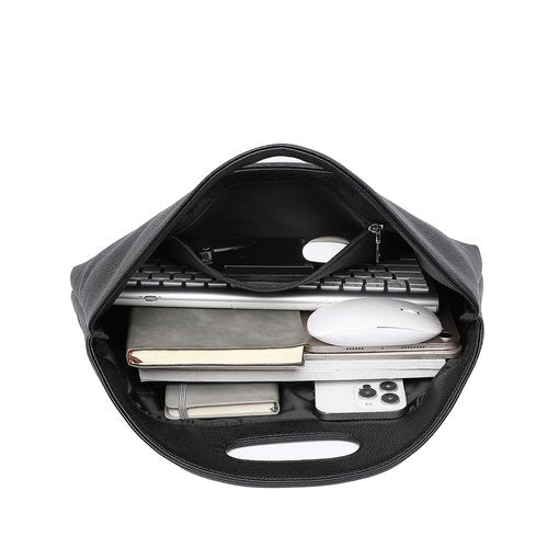 YONBEN Official Document Computer Bag Stylishly Sleek with Multiple Compartments and Easy to Carry Design （PU）
