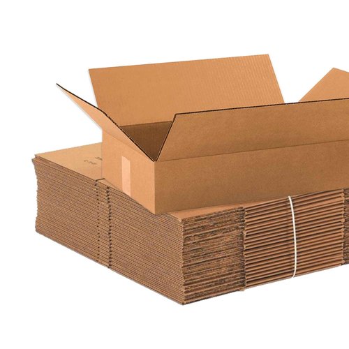 AVIDITI 19 x 12 x 4 Corrugated Cardboard Boxes, Flat 19"L x 12"W x 4"H, Pack of 25 | Shipping, Packaging, Moving, Storage Box for Home or Business, Strong Wholesale Bulk Boxes