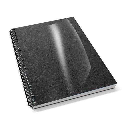 Binditek 100 Pack Plastic Spiral Binding Coils, Multi Size (14mm, 16mm, 20mm, 25mm) (9/16", 5/8", 13/16", 1"), 4:1 Pitch, Black, for Students and Coworkers