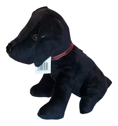 Samuel Lamont/Celtic Weavers, Black Puppy Dog with Collar Weighted Door Stop
