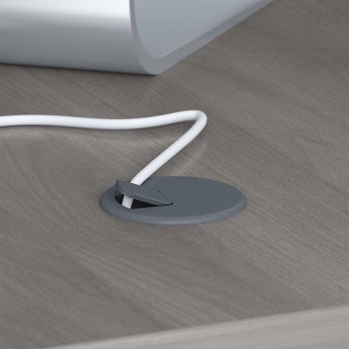 Bush Business Furniture Echo Desk Return/Bridge, Modern Gray