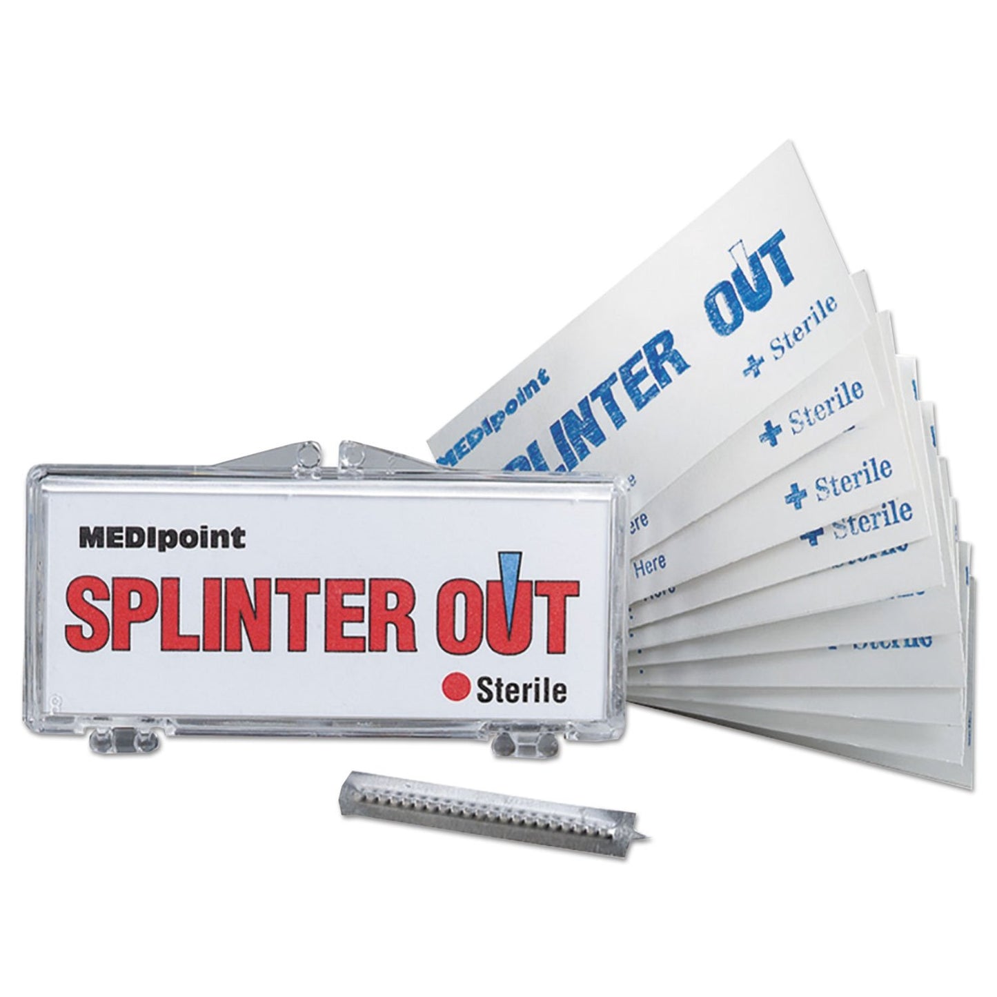 MediPoint Splinter Out, First Aid Kit Refill Supplies for Business, Worksite, and Home, 10 Count