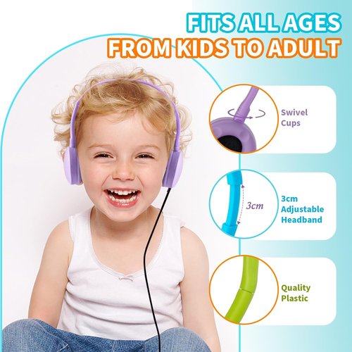 Skiennix 30 Pack Bulk Headphones - Durable Multi-Color Earphones for Classroom & School Use