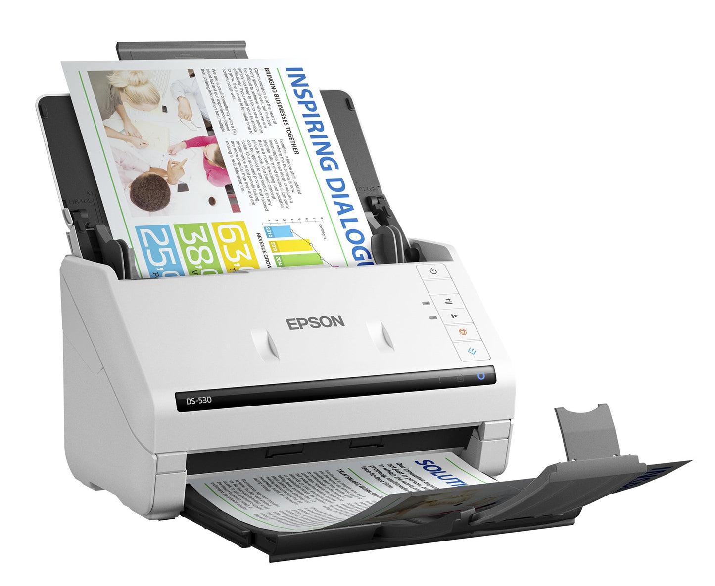 Epson DS-530 Document Scanner: 35ppm, Twain & ISIS Drivers