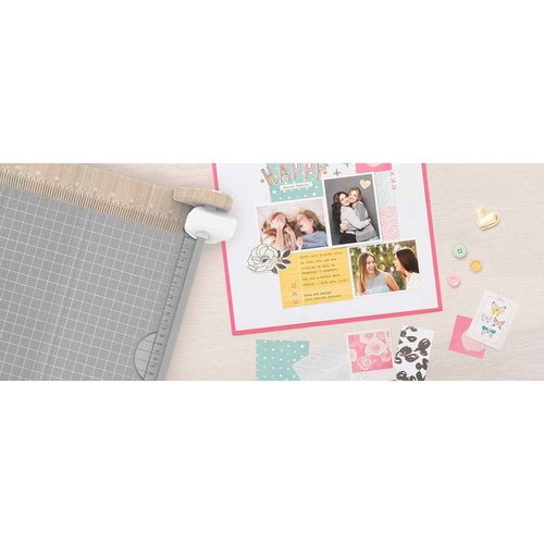 We R Memory Keepers 12x12 in Premium Paper Trimmer, Light Bar, Magnetic Edge, Alignment Guide, Compact Storage and Portability, Scrapbooking, Journaling, Cardmaking, Printmaking, and More