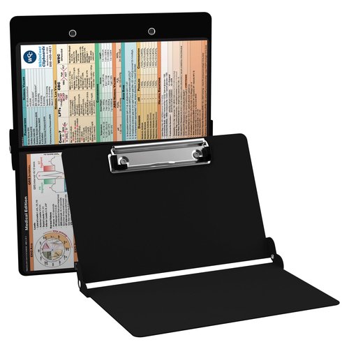 Whitecoat MedInfo Clipboard Medical Edition Black