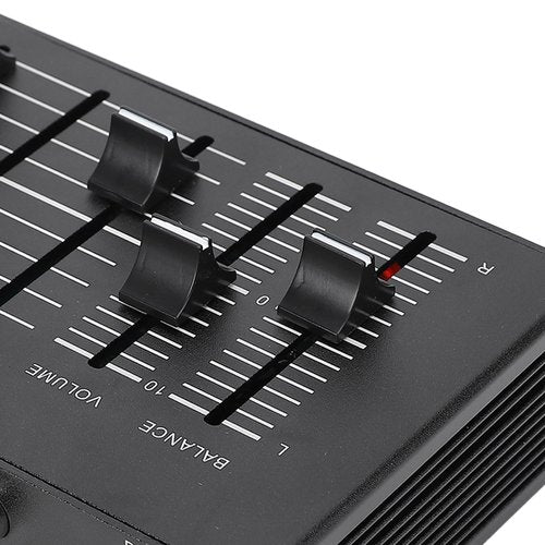 EQ Equalizer Stereo, 3 Band Sound Channel Balance, Volume Control Preamp with Isolated Power Supply for Speakers