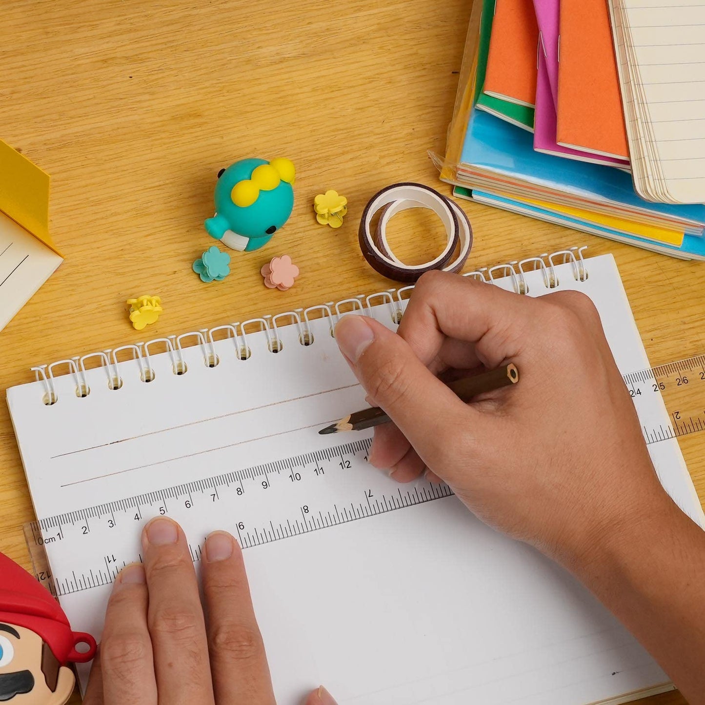 30 Packs Clear Plastic Ruler 12 Inch with Centimeter and Millimeter, Metric Rulers Bulk for Kids Classroom School Office