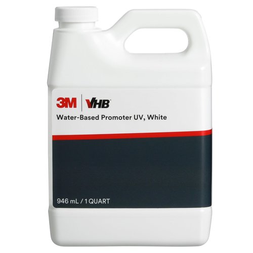 3M VHB Tape Water-Based Promoter UV, White, 1 Quart