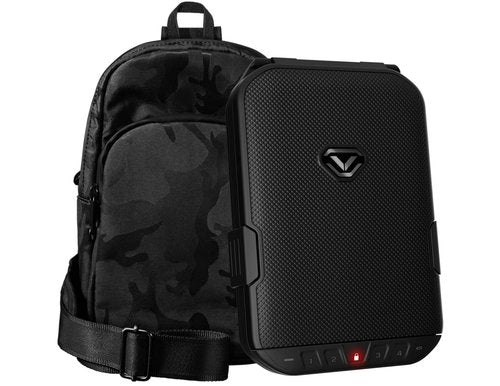 VAULTEK LifePod + SlingBag Bundle Secure Waterproof Travel Case Rugged Electronic Lock Box Travel Organizer Portable Handgun Case with Backlit Keypad