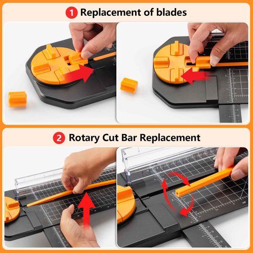 Ecraft 4-in-1 Paper Cutter & Straight Paper Cutter Blade